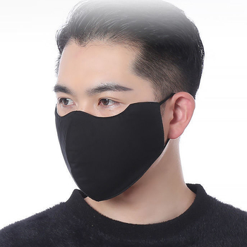 Унисекс маска за лице за зима, пролет и есен, едноцветна, ушни ленти, защита от прах, ветроустойчива и дишаща за каране на открито