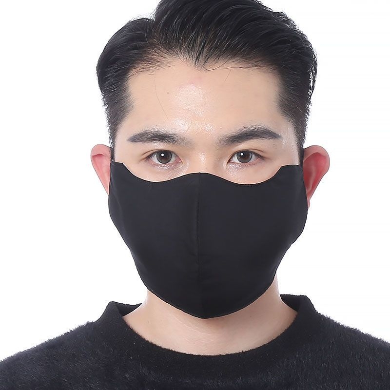 Унисекс маска за лице за зима, пролет и есен, едноцветна, ушни ленти, защита от прах, ветроустойчива и дишаща за каране на открито