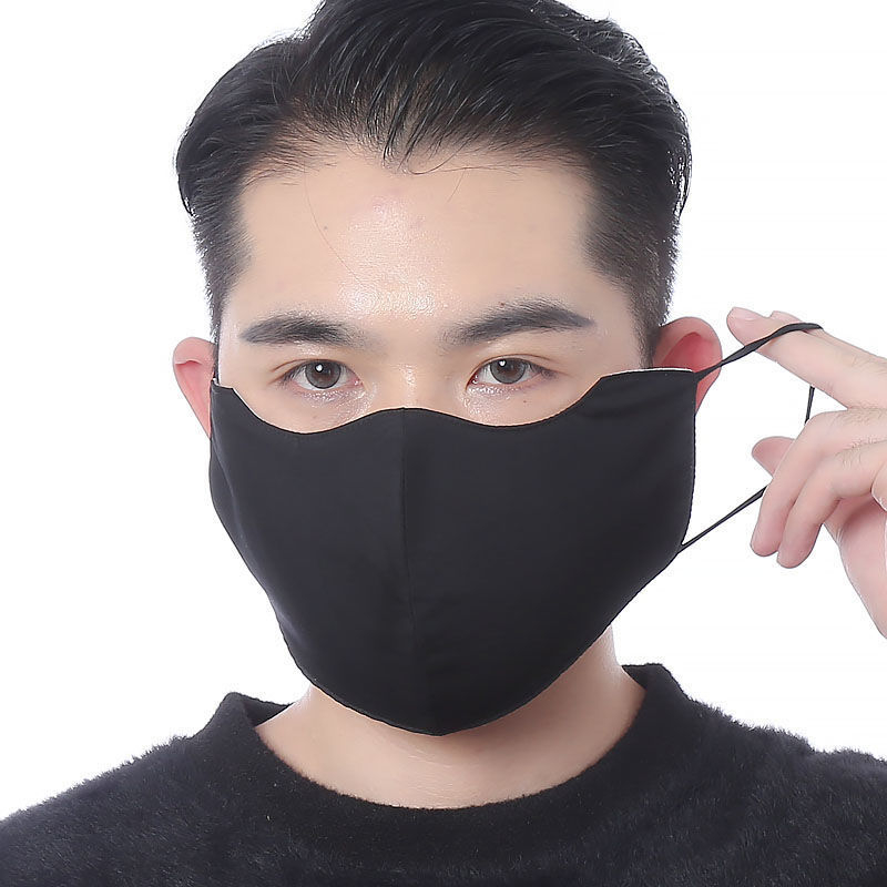 Унисекс маска за лице за зима, пролет и есен, едноцветна, ушни ленти, защита от прах, ветроустойчива и дишаща за каране на открито