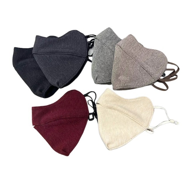 Зимна маска за лице, унисекс, ушно монтирана, шиена