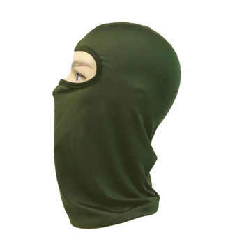 Lycra anyagú teljes arcot fedő kerékpáros maszk, 81-95% Spandex, szélvédett és UV-védelem