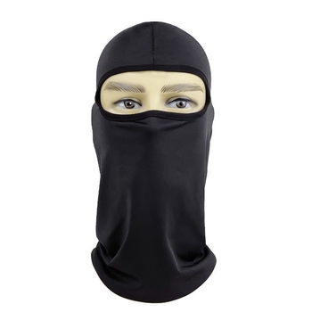 Lycra anyagú teljes arcot fedő kerékpáros maszk, 81-95% Spandex, szélvédett és UV-védelem