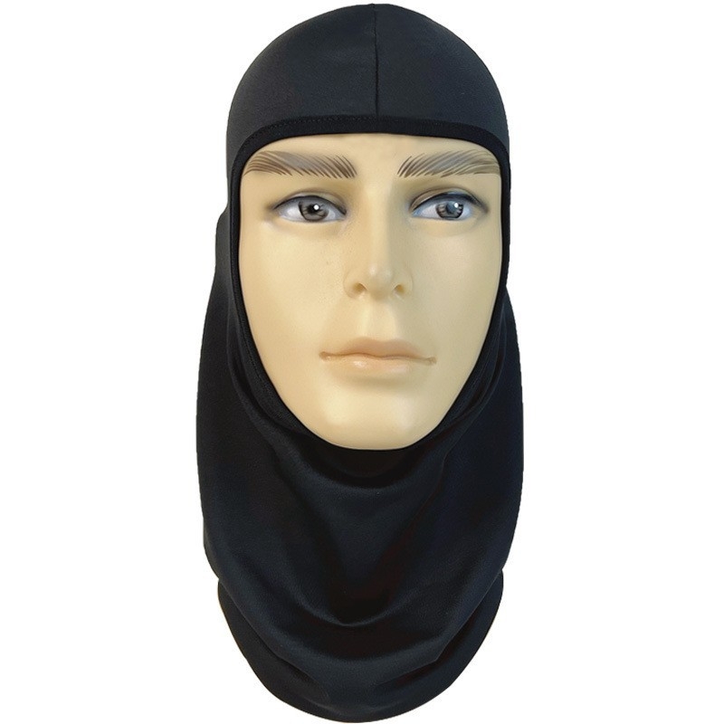 Lycra anyagú teljes arcot fedő kerékpáros maszk, 81-95% Spandex, szélvédett és UV-védelem