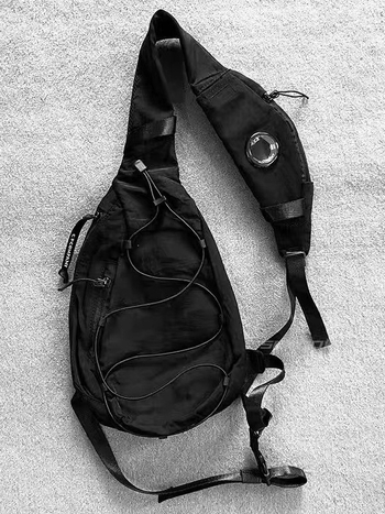 Vyrinė krūtinės krepšys — Miesto paprastumas, Oxford audinys, Poliesterio pamušalas, Laisvalaikio kelionėms