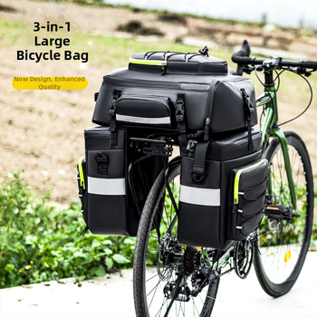 Cyklistická pannier taška, 65 L kapacita, polyesterový materiál, vodeodolná, multifunkčná cestovná taška, model YA675