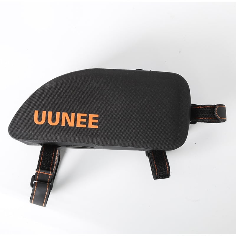 Чанта за велосипед на предна горна тръба — голям капацитет, водоустойчива и персонализирана; модел 001; материал: 500D/PVC мрежа + 600D/PVC