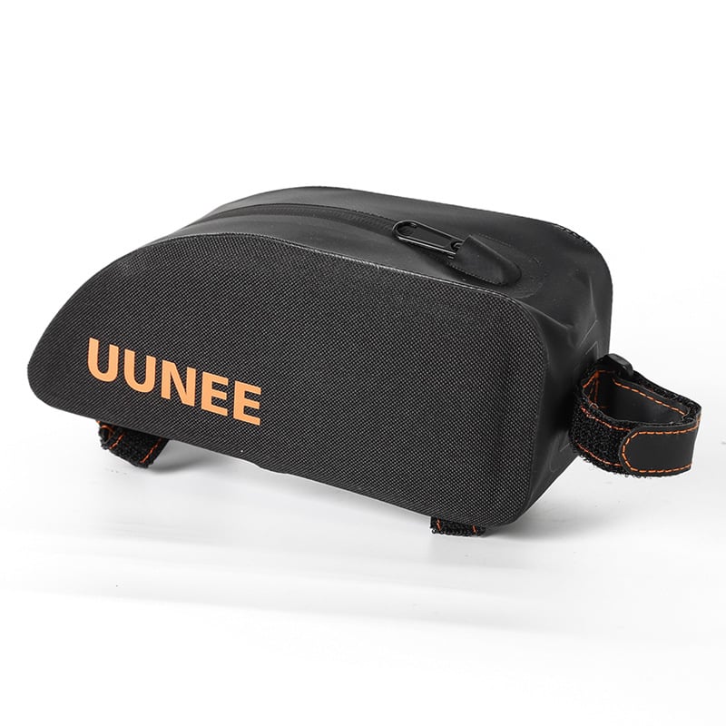 Чанта за велосипед на предна горна тръба — голям капацитет, водоустойчива и персонализирана; модел 001; материал: 500D/PVC мрежа + 600D/PVC