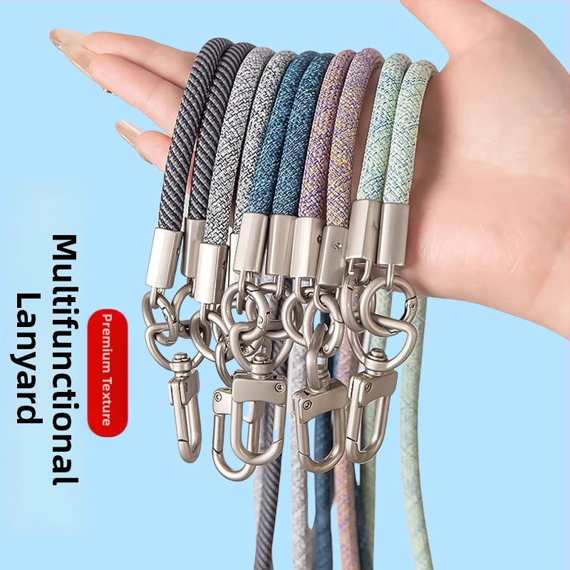 Telefono pakabukas crossbody - poliesteris, 7 mm storis, metalinė sagtis, unisex, logotipo spausdinimas galimas