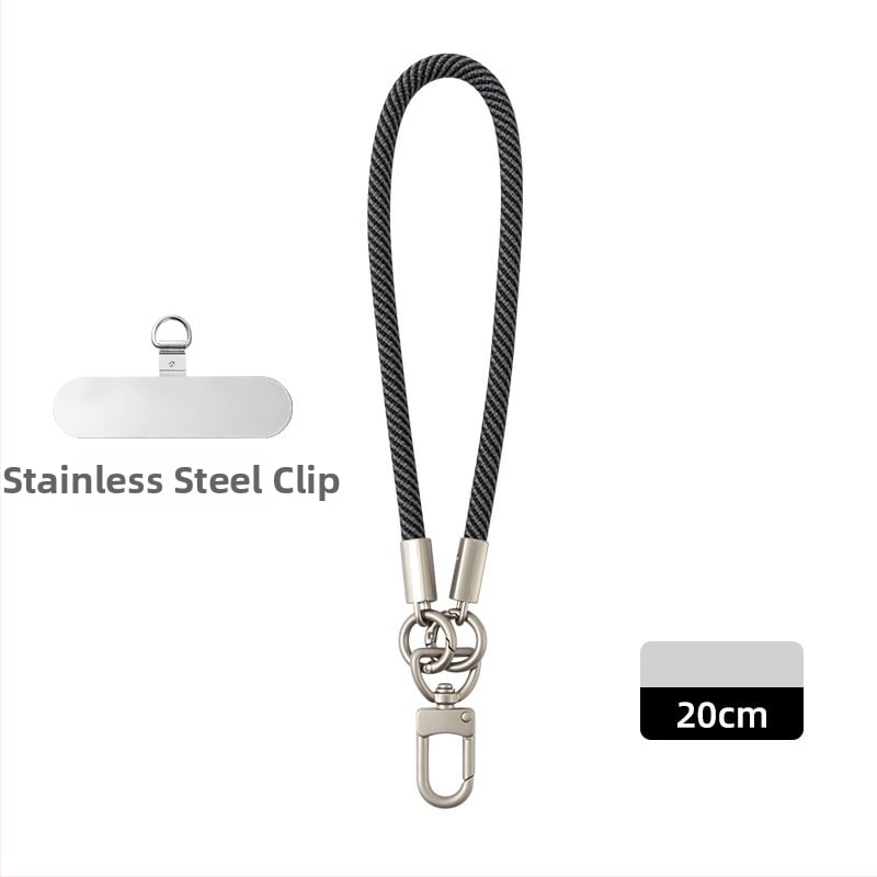 Telefono pakabukas crossbody - poliesteris, 7 mm storis, metalinė sagtis, unisex, logotipo spausdinimas galimas