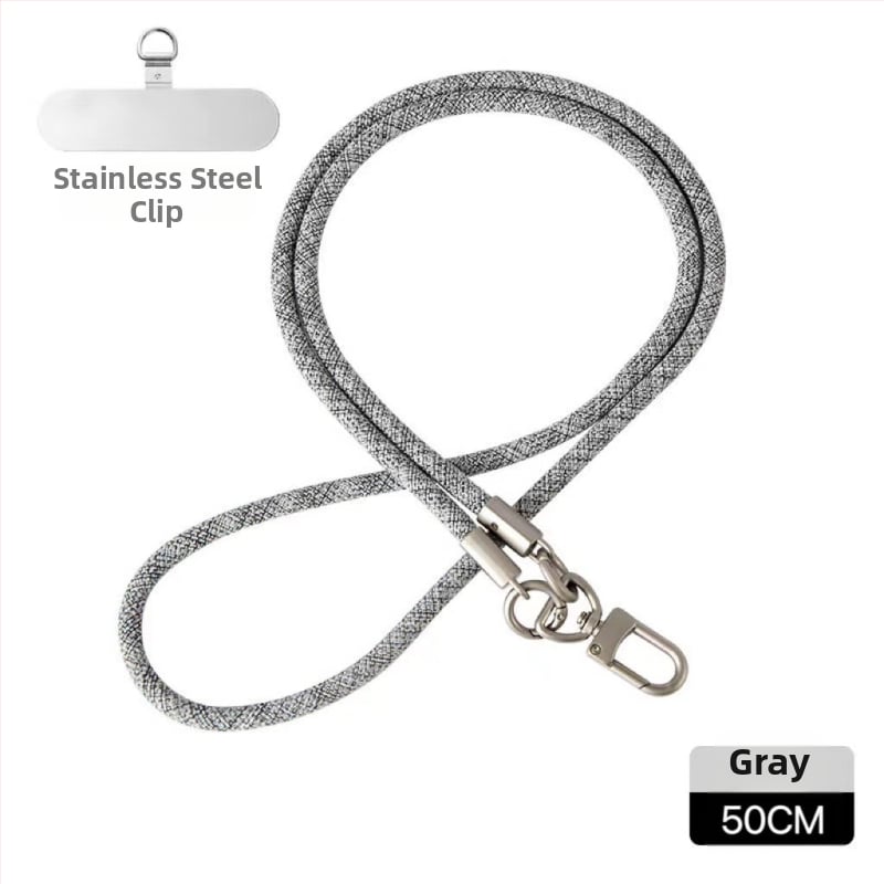 Telefono pakabukas crossbody - poliesteris, 7 mm storis, metalinė sagtis, unisex, logotipo spausdinimas galimas