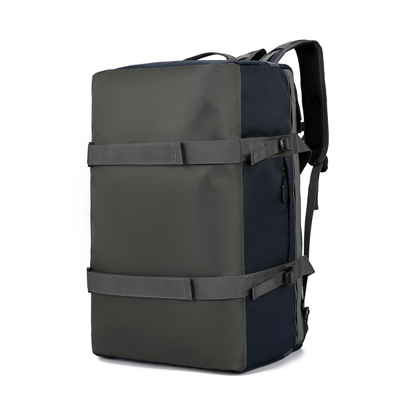 Kültéri sport hátizsák – Nagy kapacitású, vízálló, légáteresztő, száraz–nedves elválasztás, Oxford anyag, gördeszka és snowboard kompatibilis