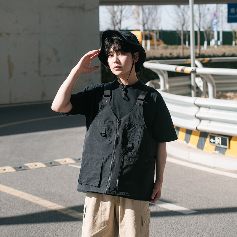 Kültéri szabályozható hátizsák-vest – Vízálló, Ultra-könnyű, Kopásálló, Oxford anyag, Görbült vállpántok