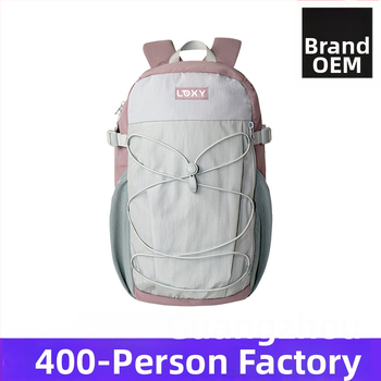 Unisex kültéri sporttáska egyedi logóval gyerekeknek és tiniknek; könnyű nejlon konstrukció; vízálló; lélegző; ívelt vállpántok; opció anyag R-PET újrahasznosított