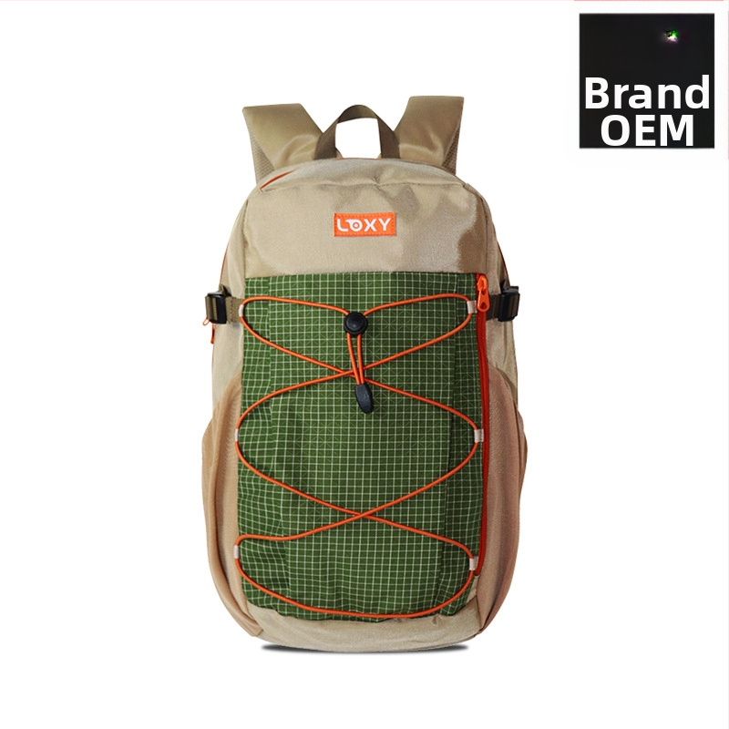 Unisex kültéri sporttáska egyedi logóval gyerekeknek és tiniknek; könnyű nejlon konstrukció; vízálló; lélegző; ívelt vállpántok; opció anyag R-PET újrahasznosított