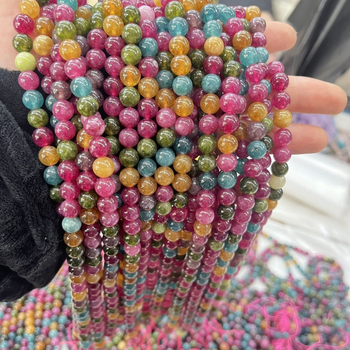 Perle od ahata za nakit, ručna izrada, okrugle perle, porijeklo Jinhua, proljeće 2025, stil visoke klase