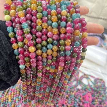 Perle od ahata za nakit, ručna izrada, okrugle perle, porijeklo Jinhua, proljeće 2025, stil visoke klase