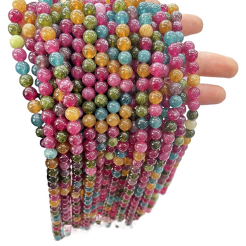 Perle od ahata za nakit, ručna izrada, okrugle perle, porijeklo Jinhua, proljeće 2025, stil visoke klase