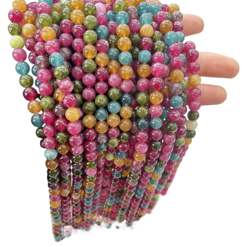 Perle od ahata za nakit, ručna izrada, okrugle perle, porijeklo Jinhua, proljeće 2025, stil visoke klase