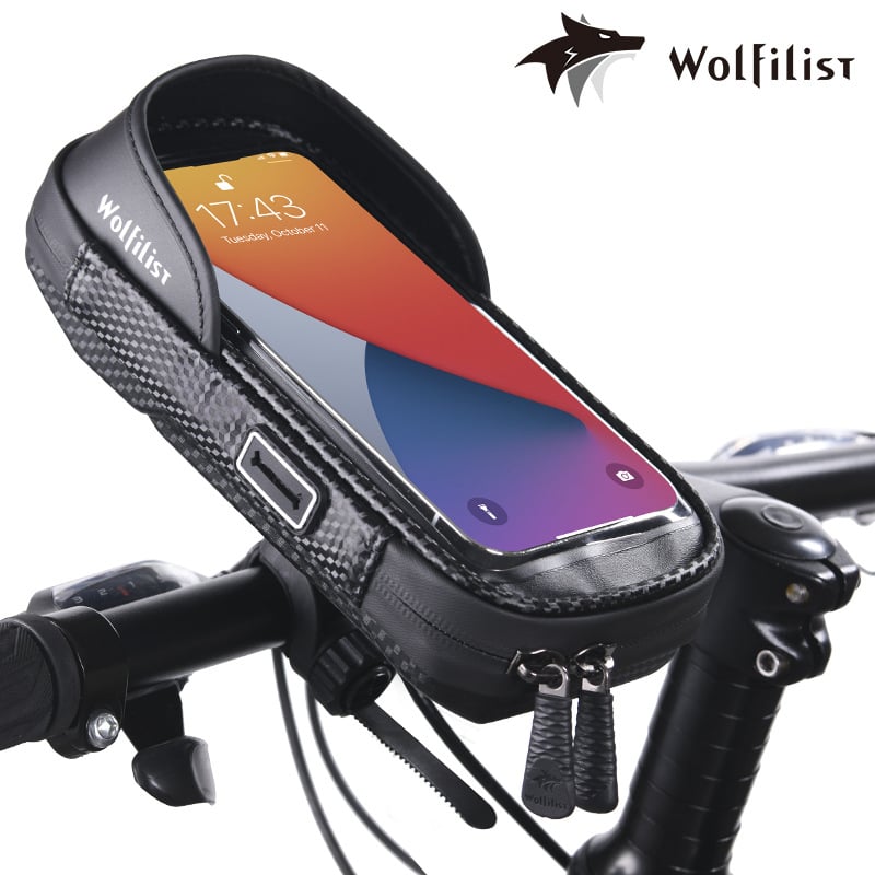 Велосипедна водоустойчива чанта, полиестер, 0.8L, модел C1102, за съхранение