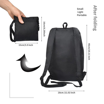 Motorkerékpár hátizsák, nylon, 20–35L, modell WZ91, vízálló