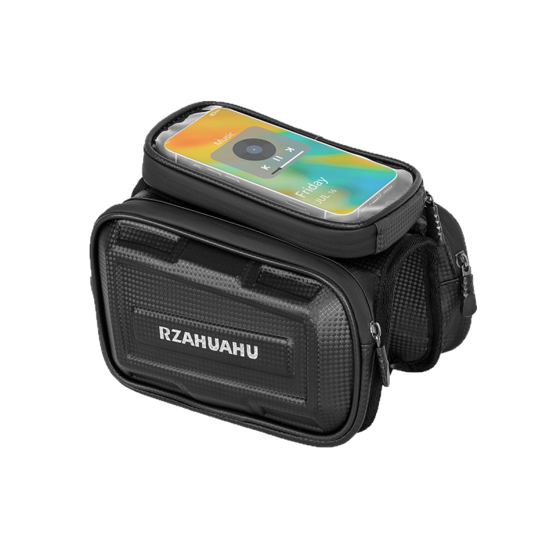 Велосипедна рамкова чанта, твърд корпус, водоустойчива, 1.2 л, модел YA658, подплатена