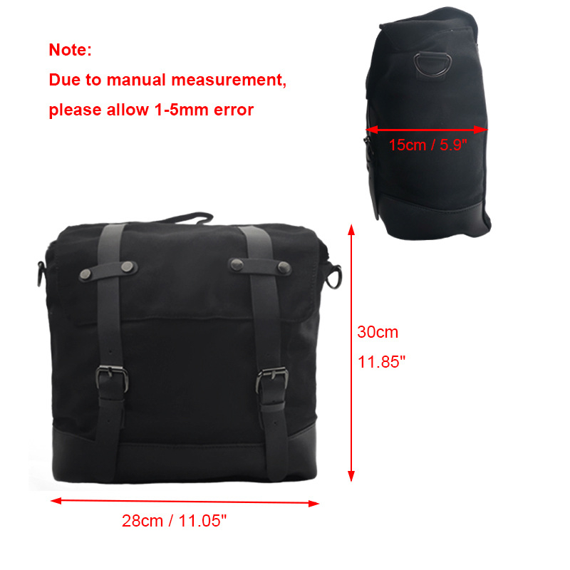 Bočna torbica za motocikl od platna, vodootporna, kapacitet 20, model FD-EJRBBR96, marka QUGUANG