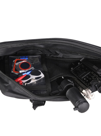 Велосипедна чанта с инструментален комплект, полиестер, модел 069, капацитет 1,5 л, с вътрешна подплата