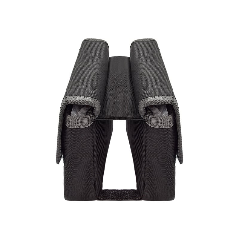 Двустранна чанта за велосипед за горна тръба, водоустойчива, с сгъваема чанта за седалка, модел Gj-1068, капацитет под 20 л