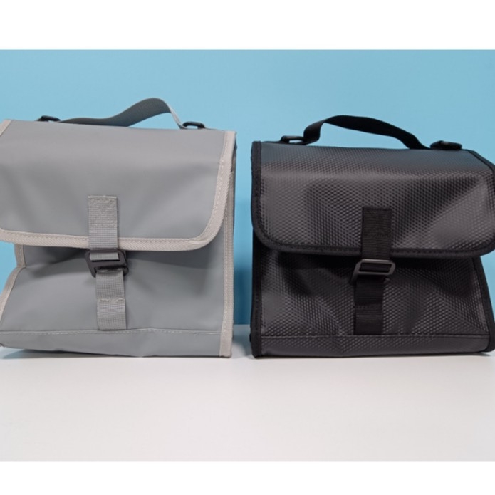 Предна чанта за сгъваеми велосипеди, стил pig-nose, водоустойчива и изолирана, капацитет 5 л, модел RK9106, нейлон