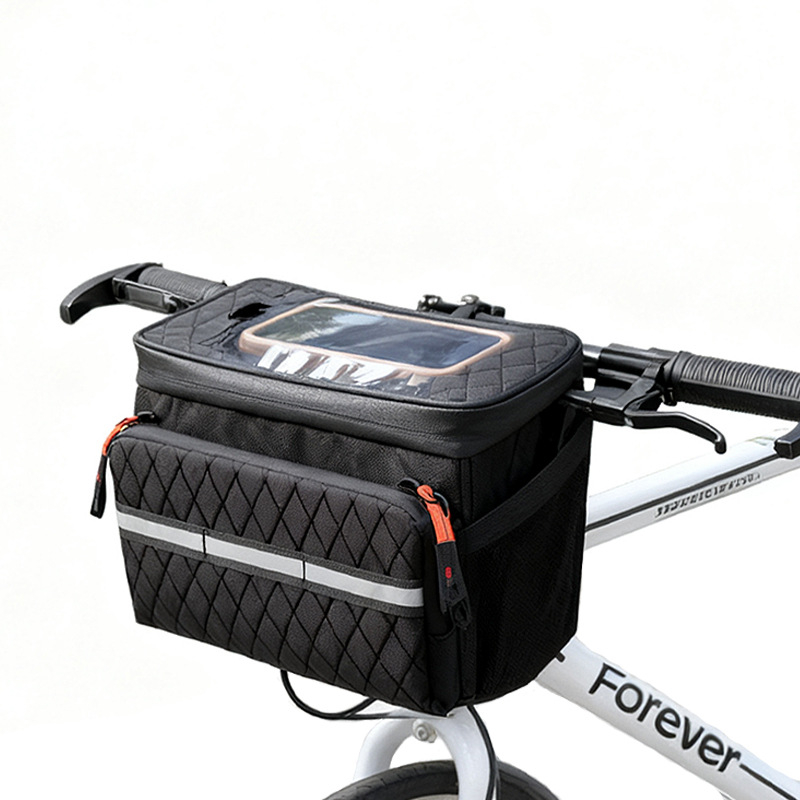 Предна велосипедна чанта — 3,5 л, полиестер, модел F004, функция: съхранение