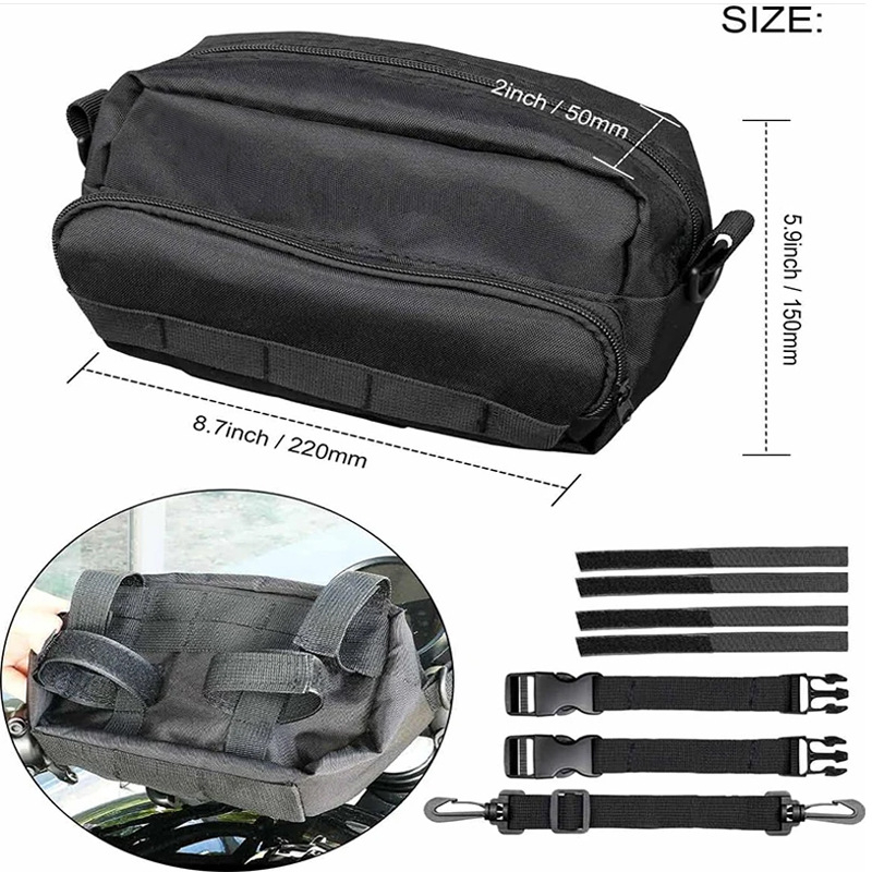 QUGUANG torba za bicikl s alatom – prednji upravljački dizajn, mini crossbody torba, 900D PU, model FD-NJHRBUJB698, Guangzhou