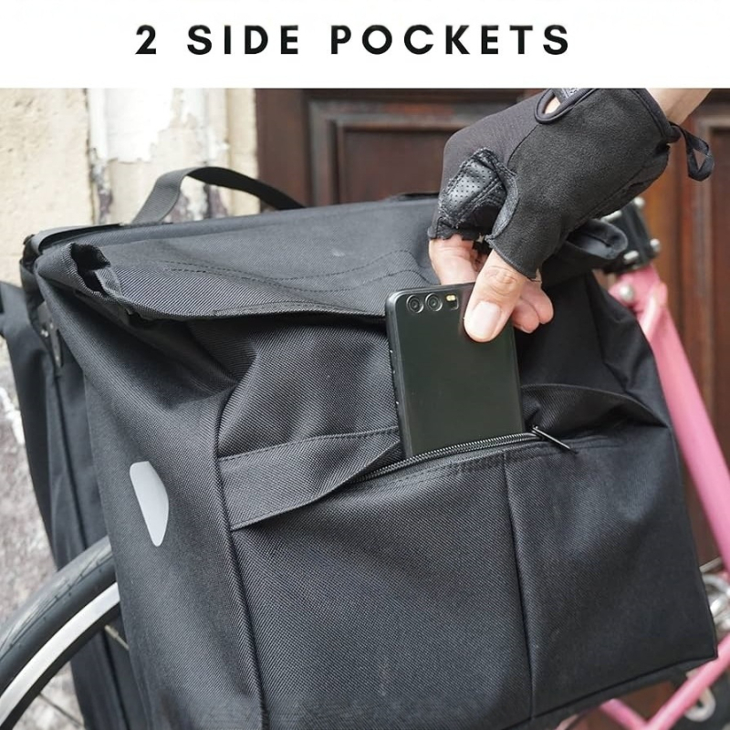 Pannier torba za planinski bicikl, 30 L kapacitet, Oxford platno, stražnji nosač i torba na okvir