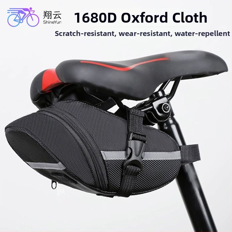 Kalnų dviračio uodegos krepšys - poliesteris, didelė talpa, vandeniui atsparus kietasis korpusas, kvėpuojantis, atsparus dilimui Oxford audinys