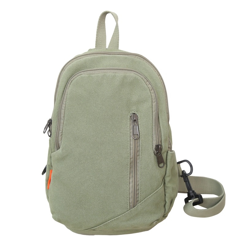 Vyriška krūtinės rankinė, drobė, miesto paprastumas, didelė talpa, apkrovos mažinimo dizainas