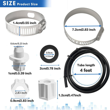 CLX220GA set sedlene stezaljke (4 kom) SPX1700FG za bazensku pumpu – cijevni čepovi i odvodni čepovi