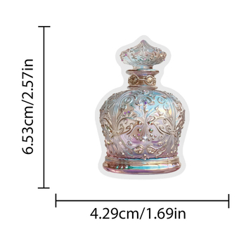 Комплект стикери: Moon Wizard Magic Bottle, PET материал, 50 бр., печатни DIY декоративни стикери за лаптоп, велосипед и телефон