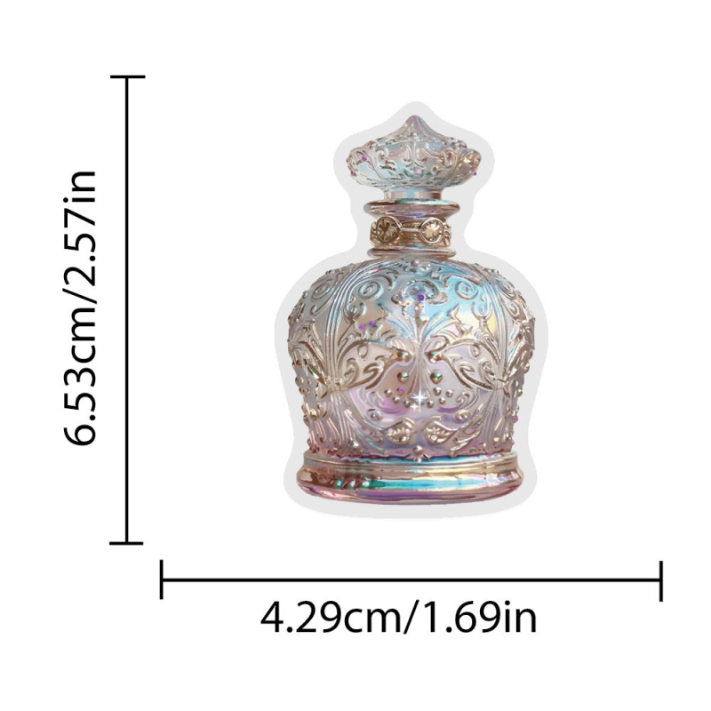 Комплект стикери: Moon Wizard Magic Bottle, PET материал, 50 бр., печатни DIY декоративни стикери за лаптоп, велосипед и телефон