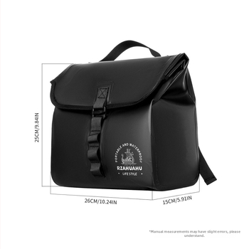 Motociklo galinė rankinė, vandeniui atspari kelionėms, keli tvirtinimo būdai, PVC medžiaga, talpa 5–10 L, modelis Ya1636, su įdėklu