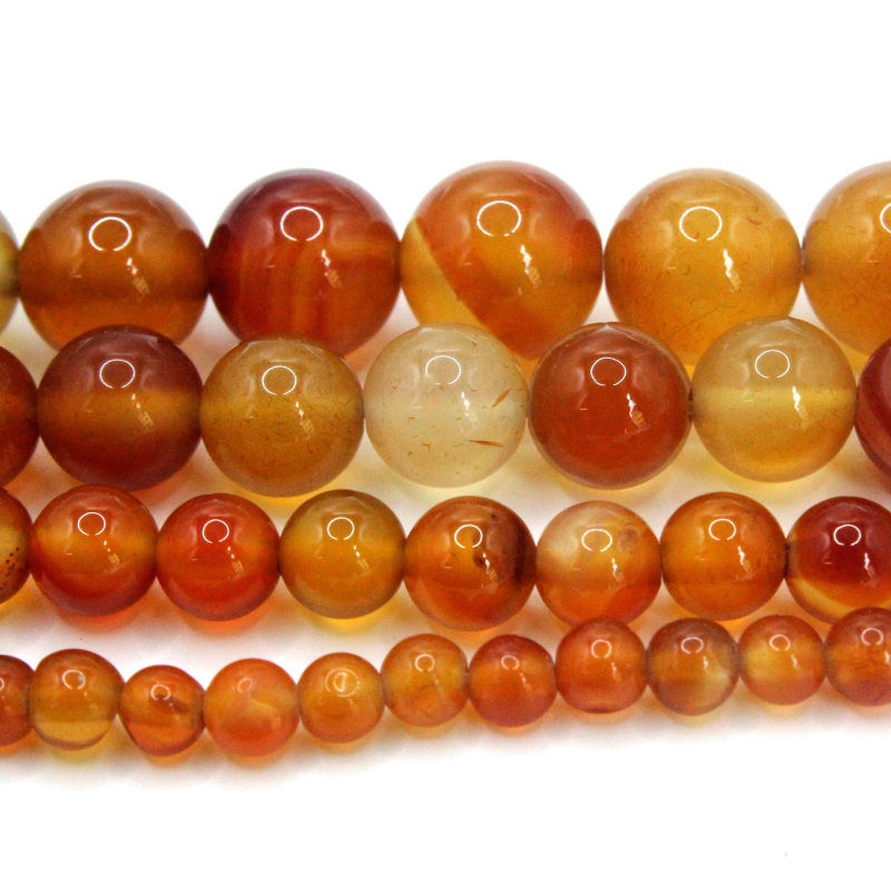 Mărgele de agat – rotunde, lucioase – pentru bijuterii DIY – Cod produs Yz0134 – Origine Yiwu