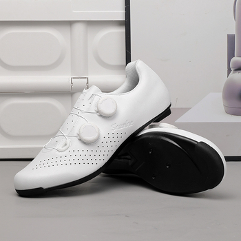 Шосейни обувки за колоездене с карбонова композитна подметка, жесткост 10, леки и дишащи, унисекс