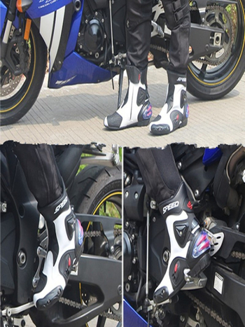 RidingTribe Мотоциклетни обувки за езда: дишащи, антихлъзгави, износоустойчиви, удароустойчиви