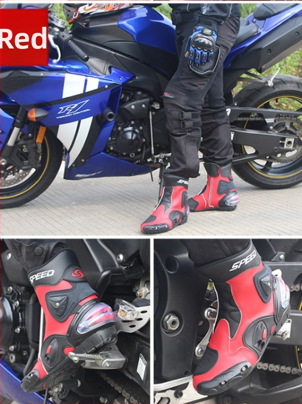 RidingTribe Motocyklové topánky na jazdu: priedušné, protišmykové, odolné voči opotrebeniu, odolné voči nárazom