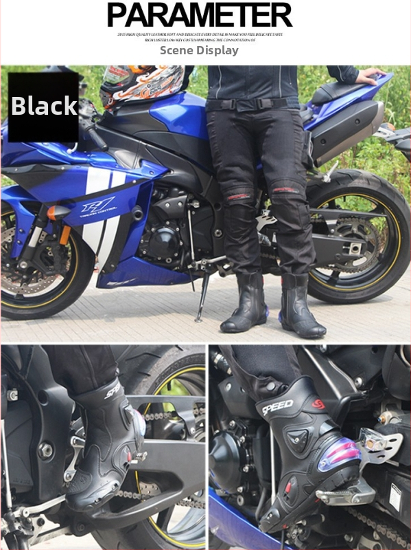 RidingTribe Motocyklové topánky na jazdu: priedušné, protišmykové, odolné voči opotrebeniu, odolné voči nárazom