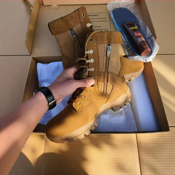 Taktikai edzőcsizmák, magas szárúak, vízállóak, áthatolásmentesek, kopásállóak, sivatagi kültéri csizmák, uniszex