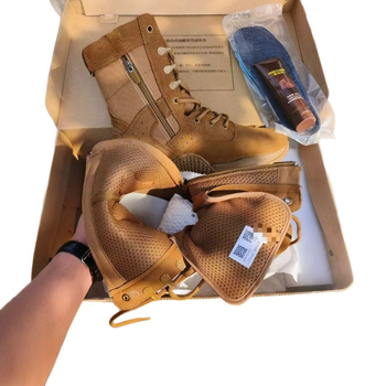 Taktikai edzőcsizmák, magas szárúak, vízállóak, áthatolásmentesek, kopásállóak, sivatagi kültéri csizmák, uniszex