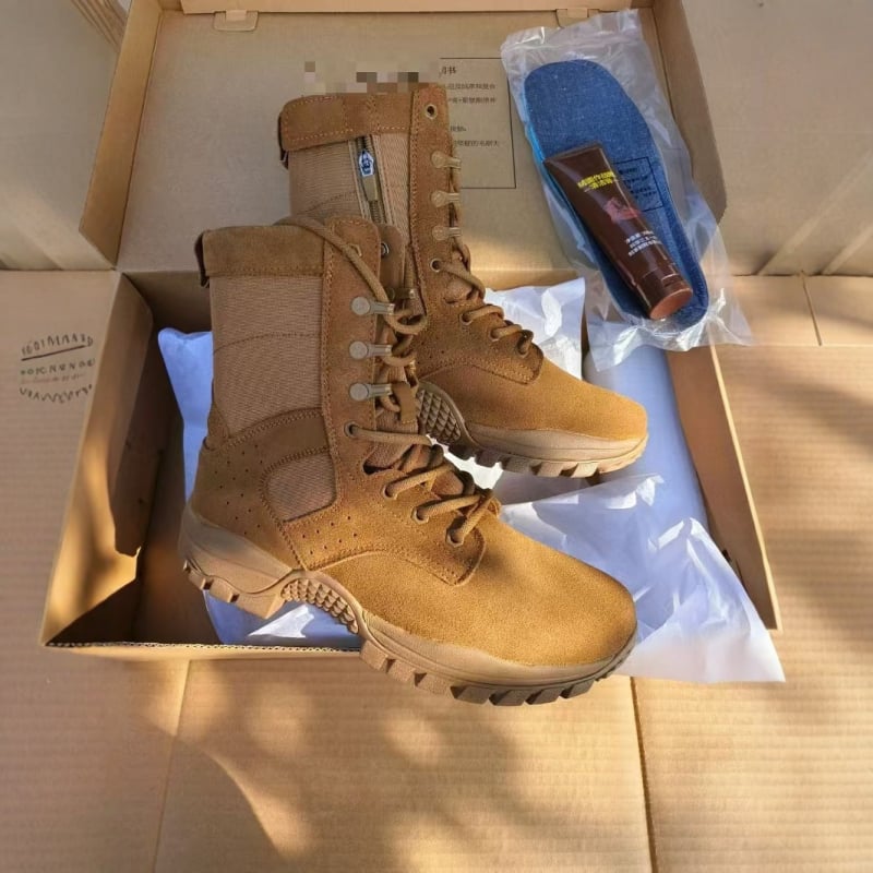 Taktikai edzőcsizmák, magas szárúak, vízállóak, áthatolásmentesek, kopásállóak, sivatagi kültéri csizmák, uniszex