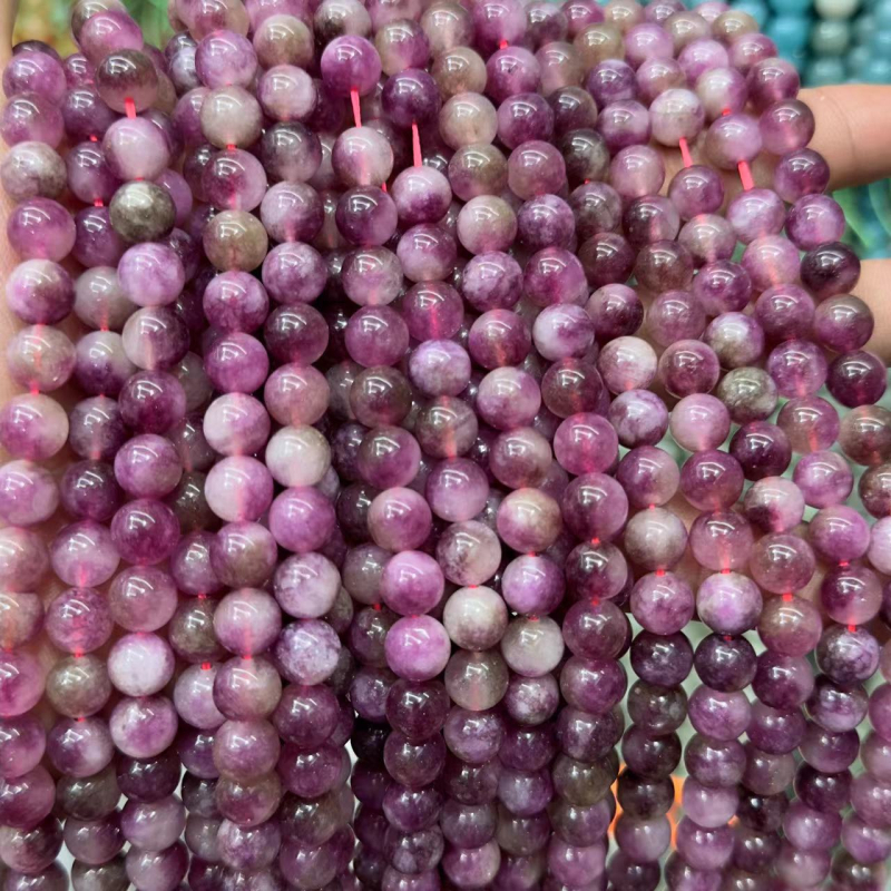 Mărgele libere — piatră naturală, lustruite, formă rotundă, stil maree