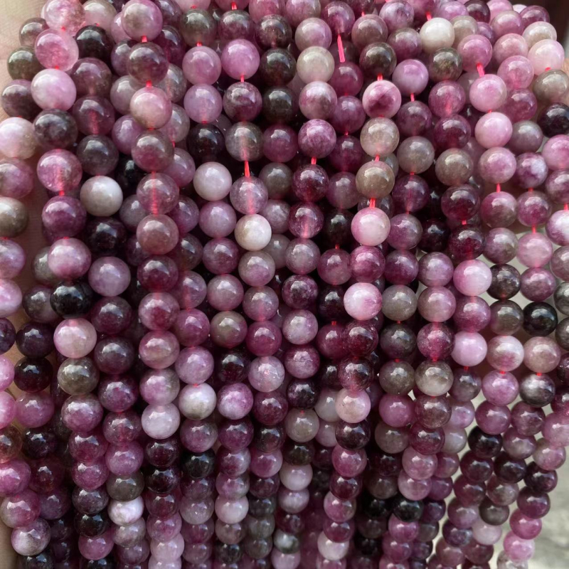 Mărgele libere — piatră naturală, lustruite, formă rotundă, stil maree