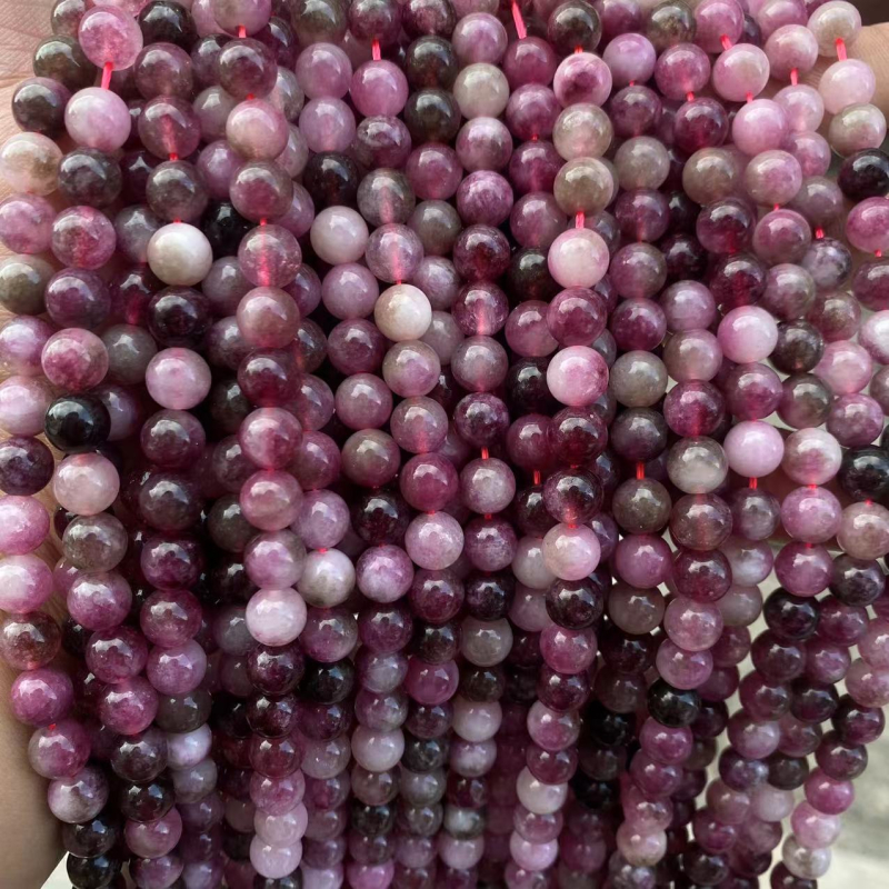 Mărgele libere — piatră naturală, lustruite, formă rotundă, stil maree