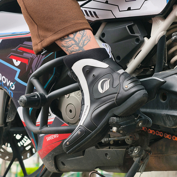 Мотоциклетни обувки за каране — Cycling Tribe, модел A017, унисекс, дишащи и антихлъзгащи подметки